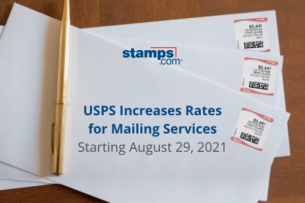 August 2021 USPS Price Increase